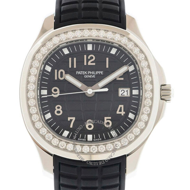 Relógio Aquanaut Quartz Diamante Mostrador Preto  - Mercado de Luxo - O Maior E-Commerce de Bens, Produtos e Serviços de Luxo do Brasil.