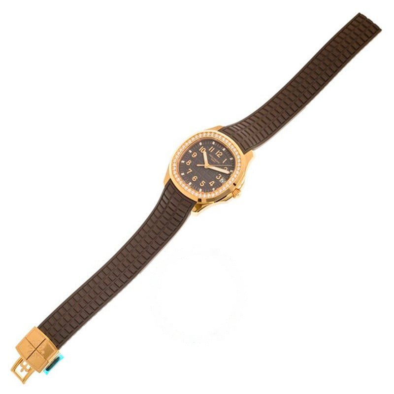 Relógio Aquanaut Luce Automático Diamante Mostrador Marrom 38 mm - Mercado de Luxo - O Maior E-Commerce de Bens, Produtos e Serviços de Luxo do Brasil.
