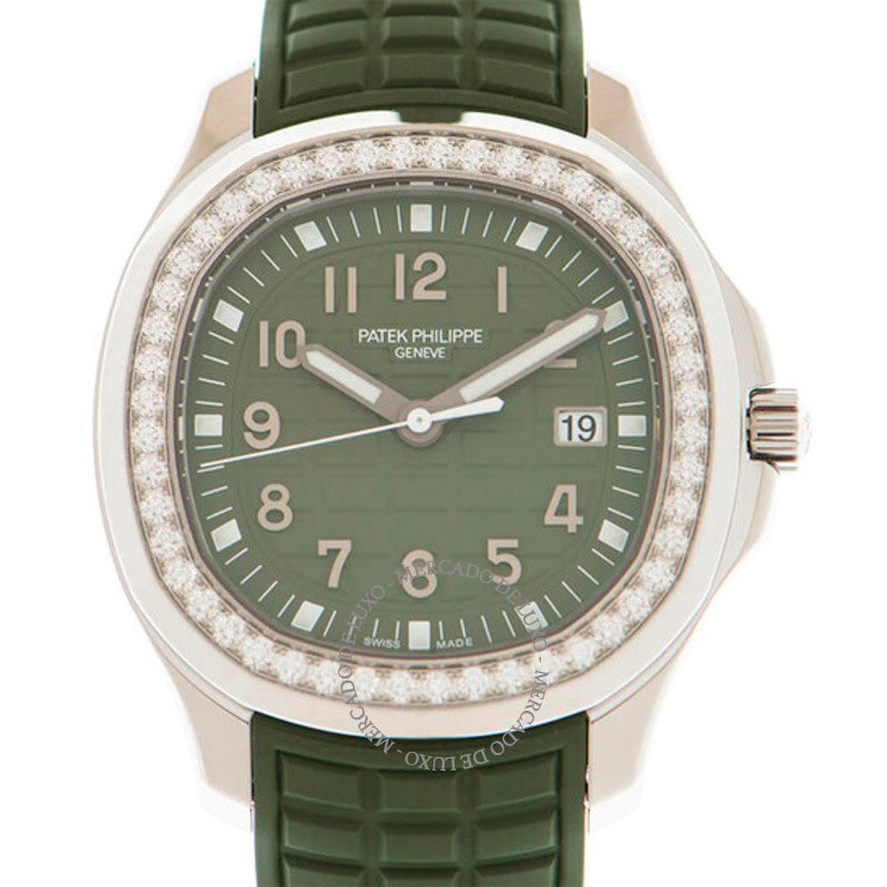 Relógio Aquanaut Luce Quartzo Diamante Mostrador Verde 38 mm - Mercado de Luxo - O Maior E-Commerce de Bens, Produtos e Serviços de Luxo do Brasil.