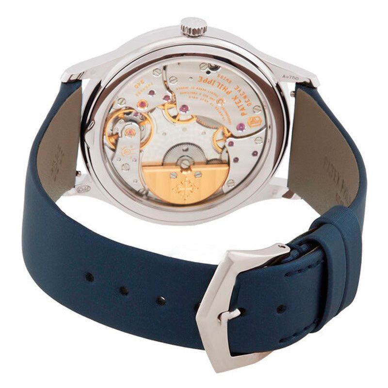 Relógio Calatrava Automático Diamante Mostrador Azul 35 mm - Mercado de Luxo - O Maior E-Commerce de Bens, Produtos e Serviços de Luxo do Brasil.