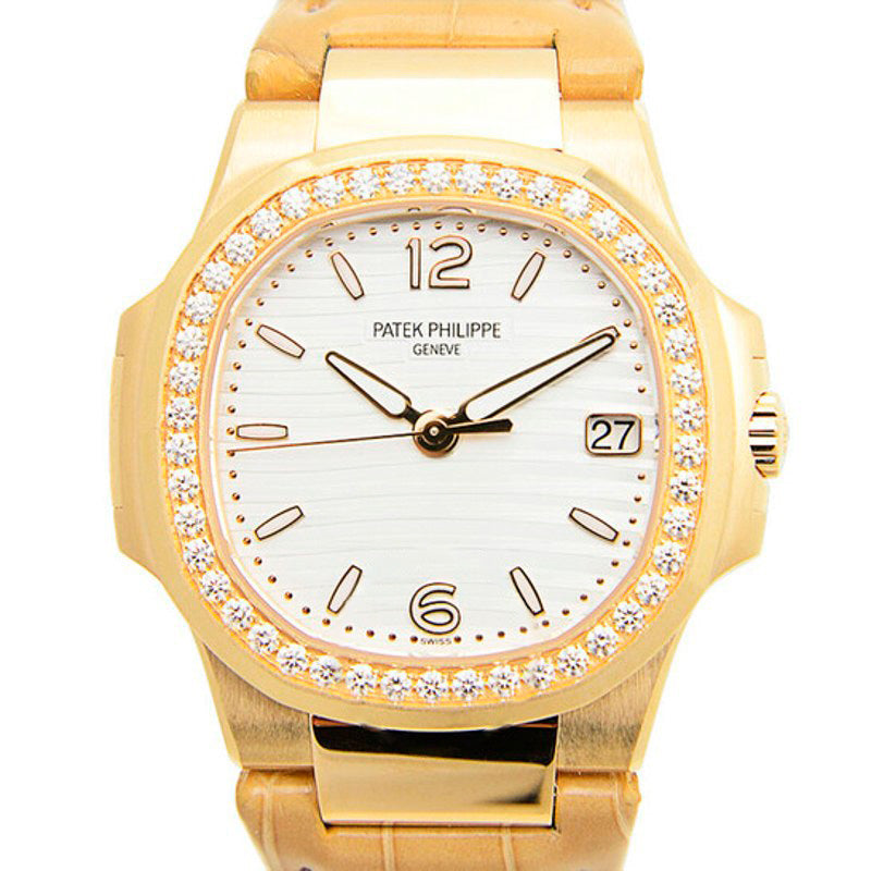 Relógio Nautilus Quartzo Diamante Mostrador Branco 32 mm - Mercado de Luxo - O Maior E-Commerce de Bens, Produtos e Serviços de Luxo do Brasil.