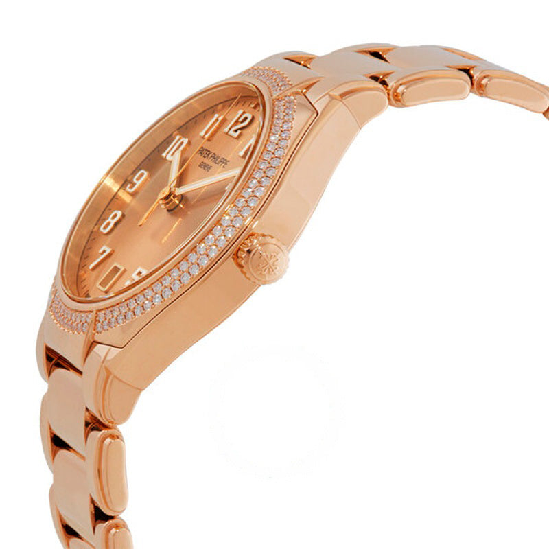 Relógio Vinte e quatro automáticos com diamantes e mostrador em ouro rosa 36 mm - Mercado de Luxo - O Maior E-Commerce de Bens, Produtos e Serviços de Luxo do Brasil.