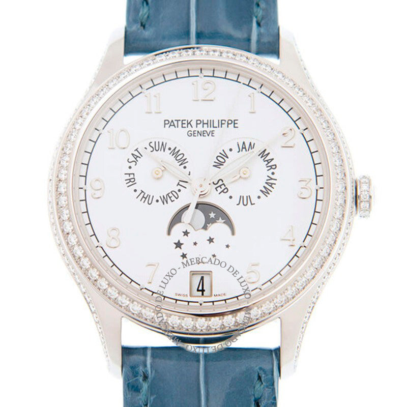 Relógio Complicações Diamante Mostrador Branco 38 mm - Mercado de Luxo - O Maior E-Commerce de Bens, Produtos e Serviços de Luxo do Brasil.