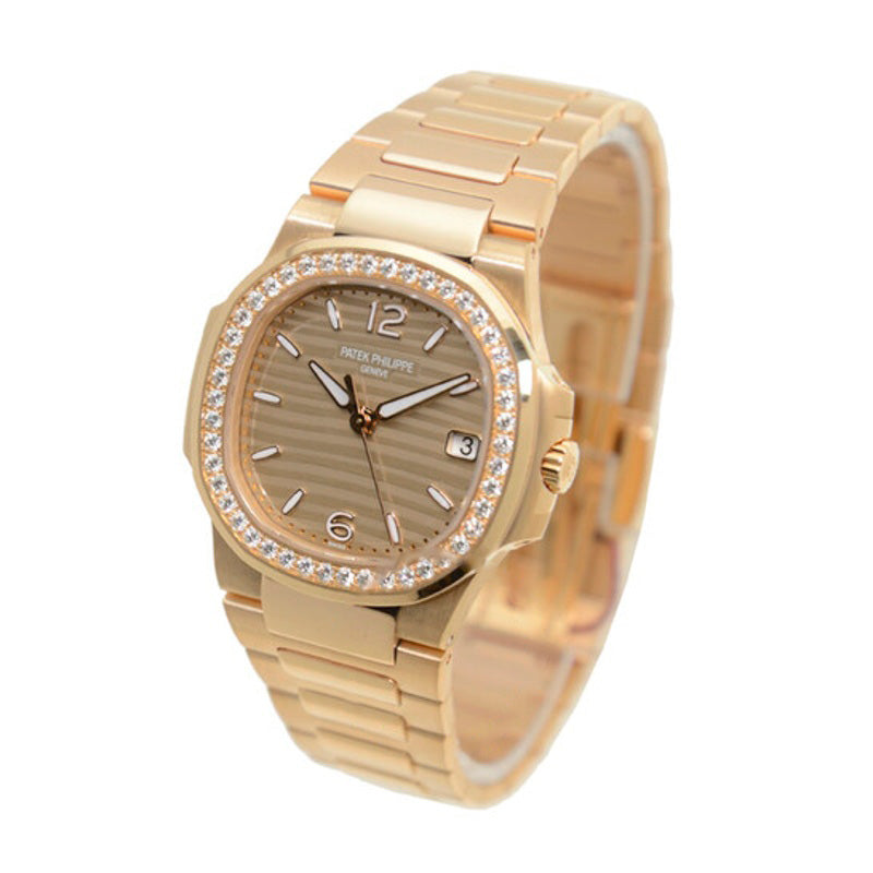 Relógio Nautilus Quartzo Diamante Mostrador Dourado 32 mm - Mercado de Luxo - O Maior E-Commerce de Bens, Produtos e Serviços de Luxo do Brasil.
