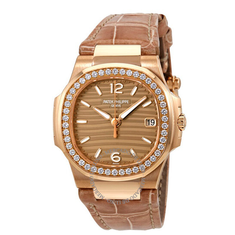 Relógio Nautilus Ouro Rosa 18k Diamante 32 mm - Mercado de Luxo - O Maior E-Commerce de Bens, Produtos e Serviços de Luxo do Brasil.