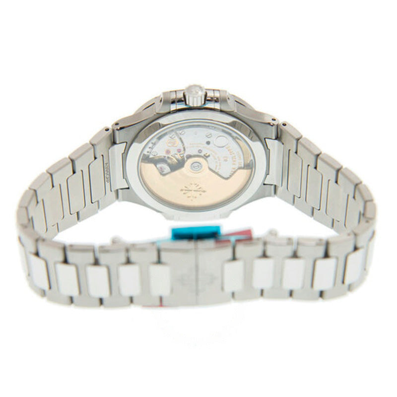 Relógio Nautilus Automático Azul Opalino Mostrador Diamante 35 mm - Mercado de Luxo - O Maior E-Commerce de Bens, Produtos e Serviços de Luxo do Brasil.
