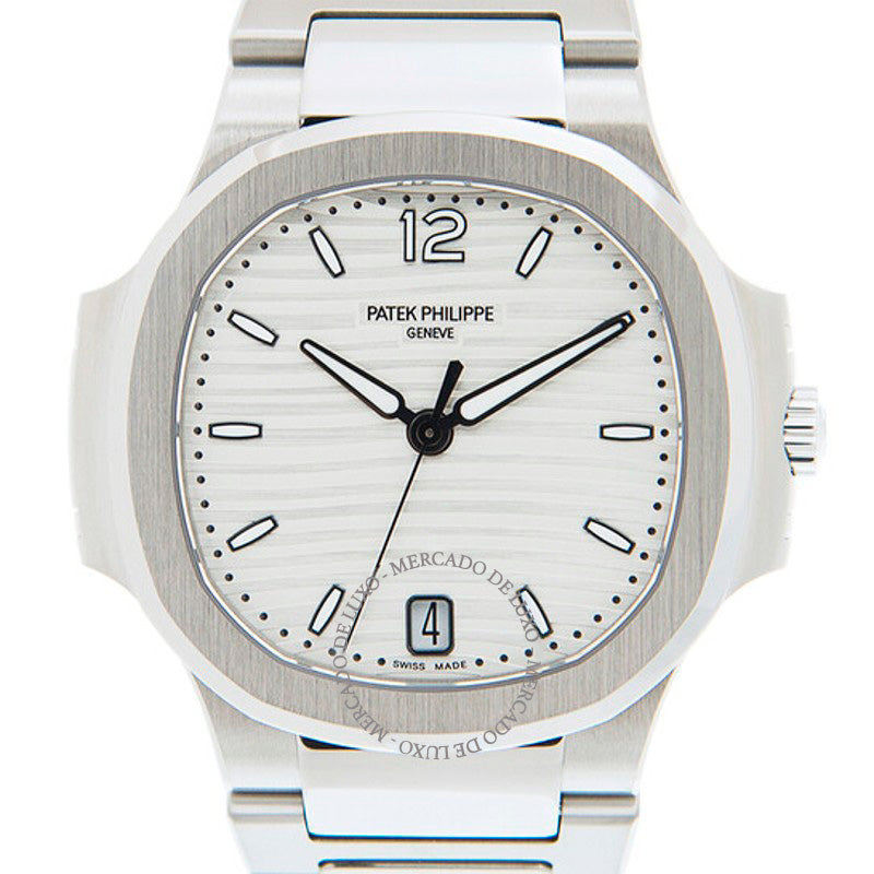 Relógio Nautilus Automático Mostrador Branco 35 mm - Mercado de Luxo - O Maior E-Commerce de Bens, Produtos e Serviços de Luxo do Brasil.