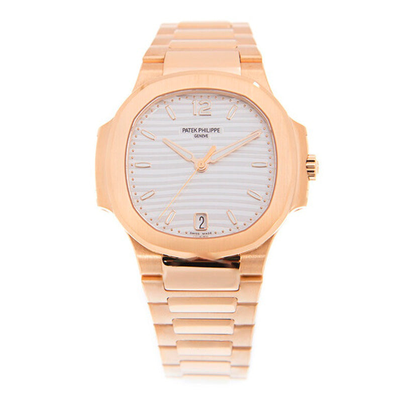 Relógio Nautilus Ouro Rosa 18k Automático Mostrador Prateado 35 mm - Mercado de Luxo - O Maior E-Commerce de Bens, Produtos e Serviços de Luxo do Brasil.