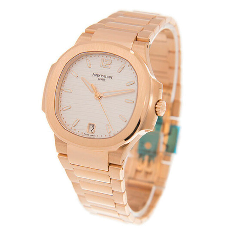 Relógio Nautilus Ouro Rosa 18k Automático Mostrador Prateado 35 mm - Mercado de Luxo - O Maior E-Commerce de Bens, Produtos e Serviços de Luxo do Brasil.