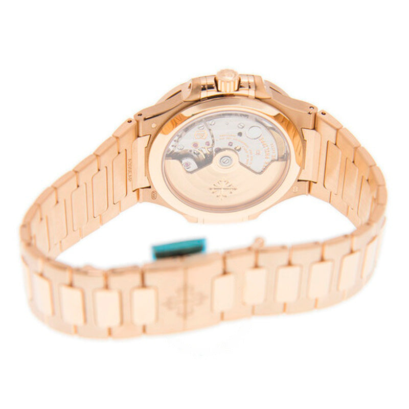 Relógio Nautilus Ouro Rosa 18k Automático Mostrador Prateado 35 mm - Mercado de Luxo - O Maior E-Commerce de Bens, Produtos e Serviços de Luxo do Brasil.
