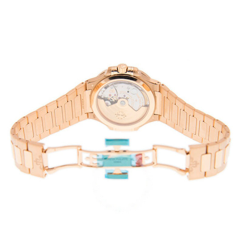 Relógio Nautilus Ouro Rosa 18k Automático Mostrador Prateado 35 mm - Mercado de Luxo - O Maior E-Commerce de Bens, Produtos e Serviços de Luxo do Brasil.