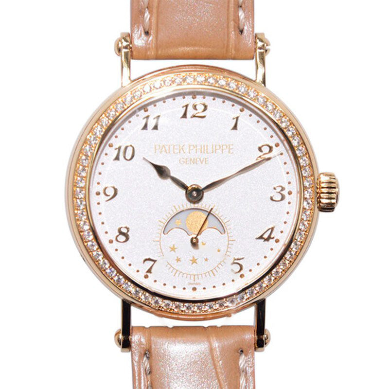 Relógio de corda manual com mostrador branco e diamante 33 mm - Mercado de Luxo - O Maior E-Commerce de Bens, Produtos e Serviços de Luxo do Brasil.