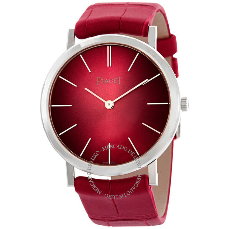 Relógio Altiplano 60º aniversário corda manual mostrador rosa ouro branco 18k 34 mm - Mercado de Luxo - O Maior E-Commerce de Bens, Produtos e Serviços de Luxo do Brasil.