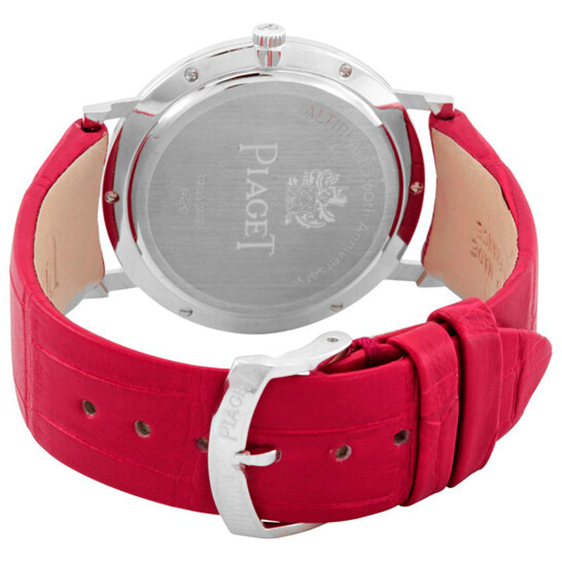 Relógio Altiplano 60º aniversário corda manual mostrador rosa ouro branco 18k 34 mm - Mercado de Luxo - O Maior E-Commerce de Bens, Produtos e Serviços de Luxo do Brasil.