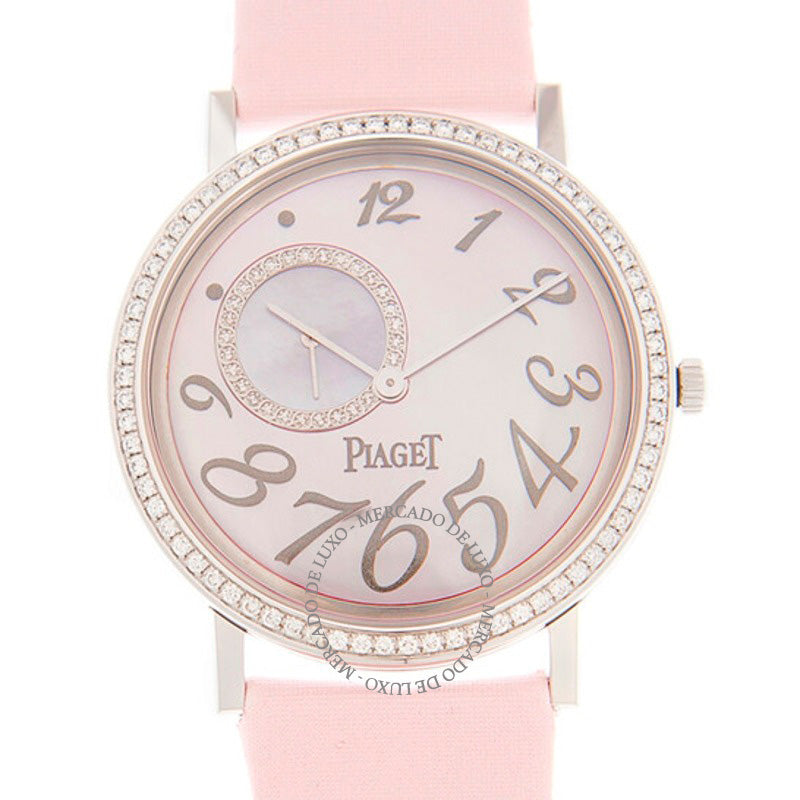 Relógio Altiplano Diamante Mostrador Branco 34 mm - Mercado de Luxo - O Maior E-Commerce de Bens, Produtos e Serviços de Luxo do Brasil.