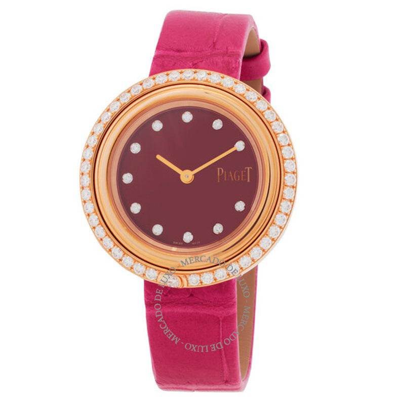 Relógio Possession Quartz Diamante Mostrador Rosa 34 mm - Mercado de Luxo - O Maior E-Commerce de Bens, Produtos e Serviços de Luxo do Brasil.