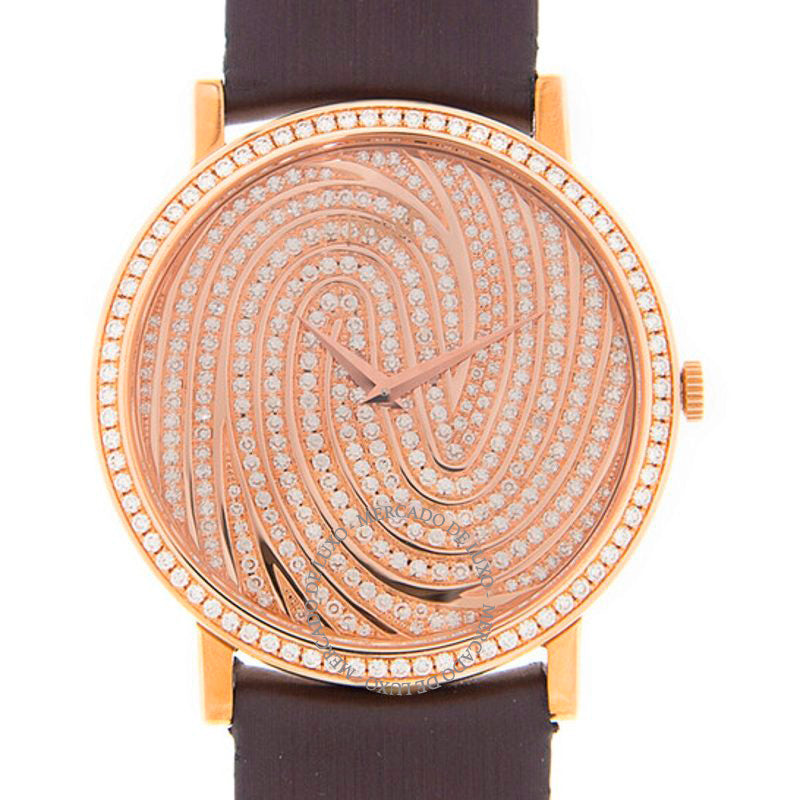 Relógio Tradição Automática Diamante Mostrador Dourado 38 mm - Mercado de Luxo - O Maior E-Commerce de Bens, Produtos e Serviços de Luxo do Brasil.