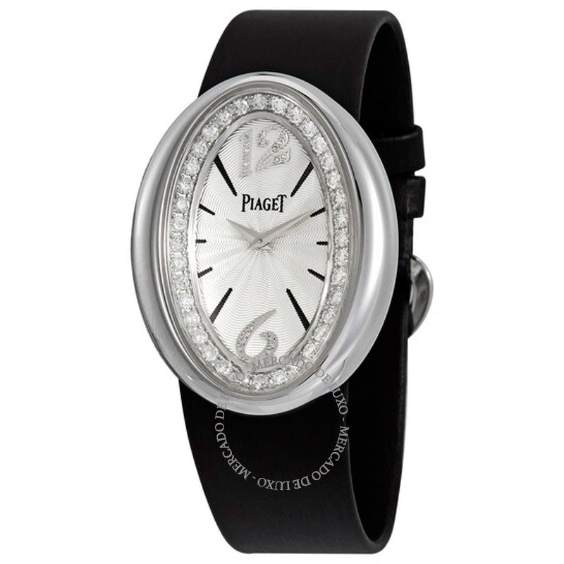 Relógio Limelight Magic Hour Mostrador prateado Ouro branco 18k Diamante Preto Acetinado 31 mm - Mercado de Luxo - O Maior E-Commerce de Bens, Produtos e Serviços de Luxo do Brasil.