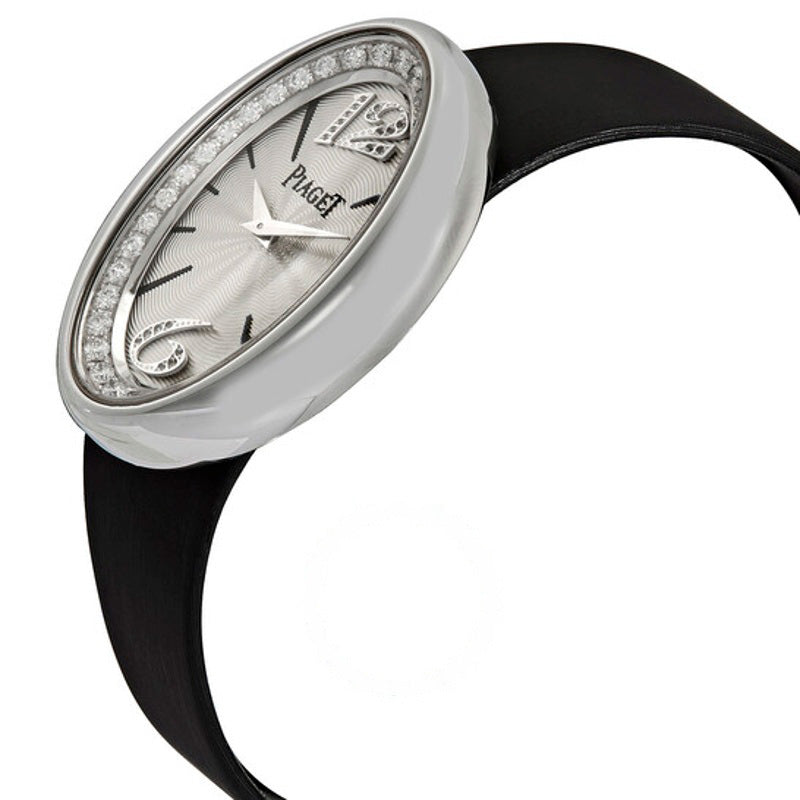 Relógio Limelight Magic Hour Mostrador prateado Ouro branco 18k Diamante Preto Acetinado 31 mm - Mercado de Luxo - O Maior E-Commerce de Bens, Produtos e Serviços de Luxo do Brasil.