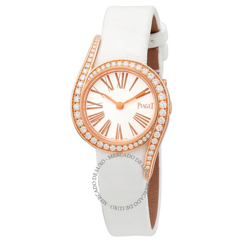 Relógio Limelight Gala Silver Dial Branco Cetim 26 mm - Mercado de Luxo - O Maior E-Commerce de Bens, Produtos e Serviços de Luxo do Brasil.