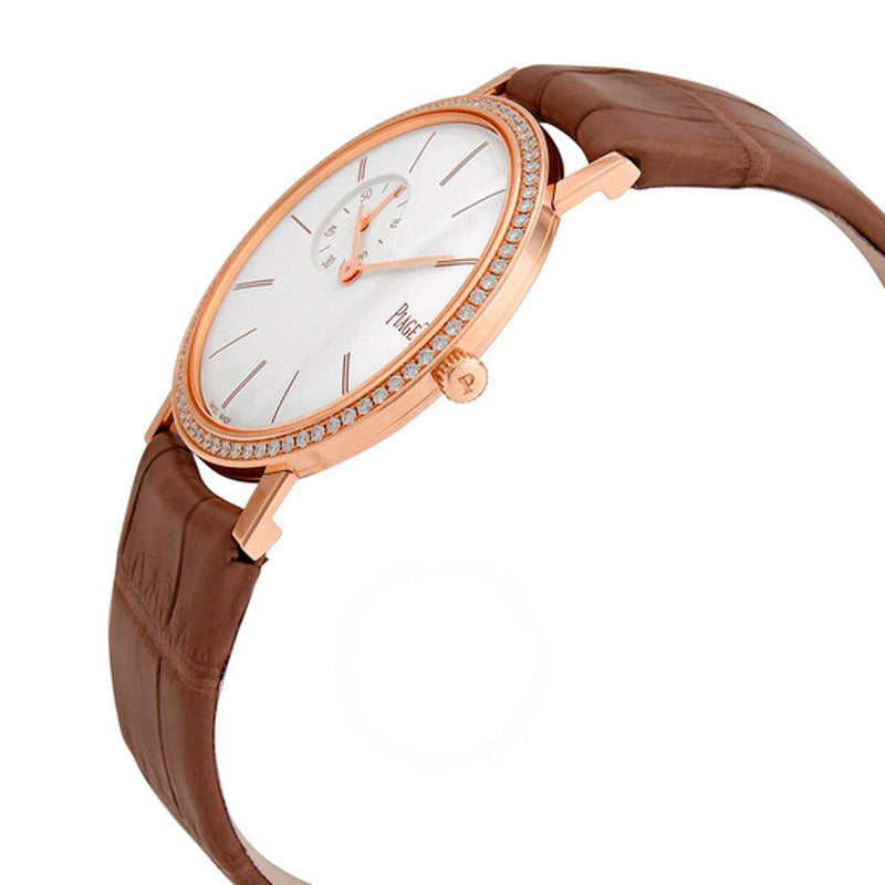 Relógio Altiplano Mostrador Branco Ouro Rosa 18K Diamante 34 mm - Mercado de Luxo - O Maior E-Commerce de Bens, Produtos e Serviços de Luxo do Brasil.