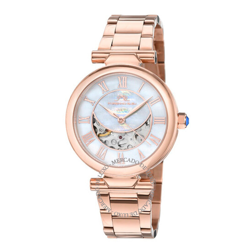 Relógio Colette Automático Mostrador Branco 36 mm - Mercado de Luxo - O Maior E-Commerce de Bens, Produtos e Serviços de Luxo do Brasil.