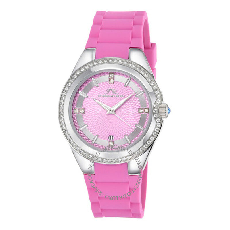 Relógio Mostrador rosa de quartzo Guilia 37 mm - Mercado de Luxo - O Maior E-Commerce de Bens, Produtos e Serviços de Luxo do Brasil.