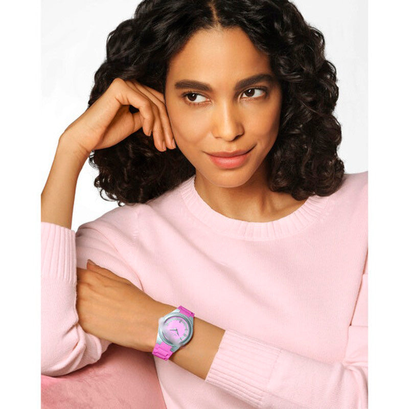 Relógio Mostrador rosa de quartzo Guilia 37 mm - Mercado de Luxo - O Maior E-Commerce de Bens, Produtos e Serviços de Luxo do Brasil.
