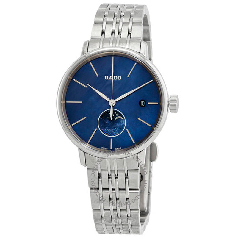 Relógio Coupole Classic Moonphase Quartzo Azul Madrepérola Mostrador 34 mm - Mercado de Luxo - O Maior E-Commerce de Bens, Produtos e Serviços de Luxo do Brasil.