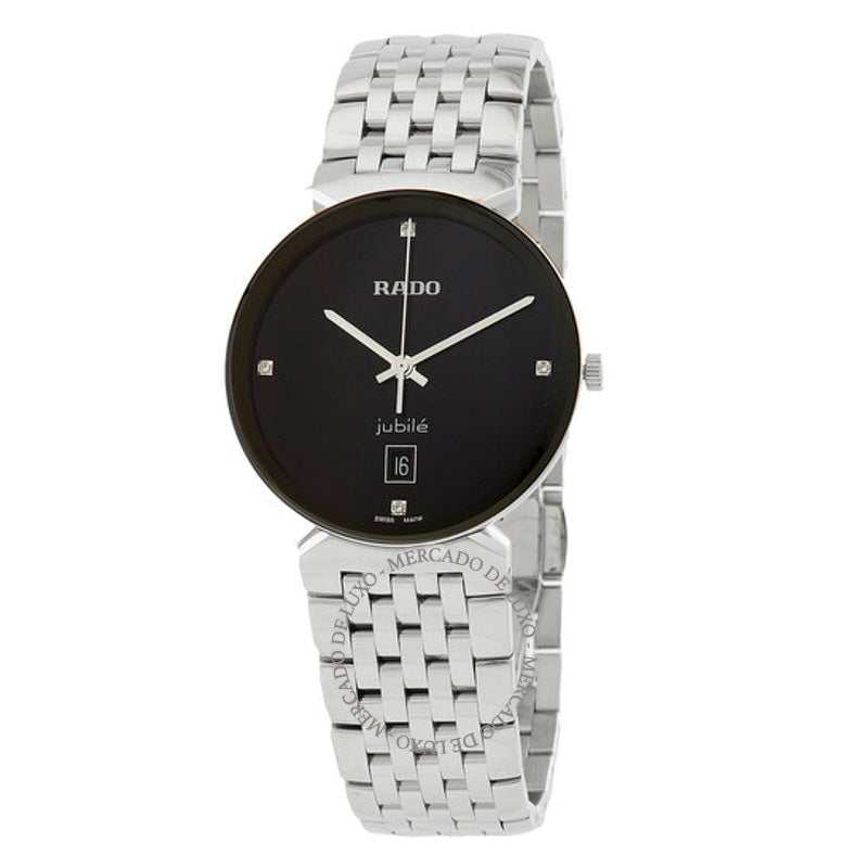Relógio Mostrador preto com diamantes de quartzo Florence 38 mm - Mercado de Luxo - O Maior E-Commerce de Bens, Produtos e Serviços de Luxo do Brasil.