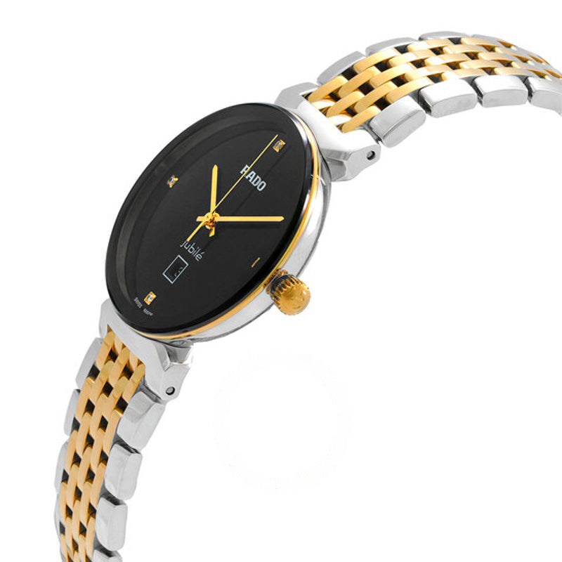 Relógio Mostrador preto com diamantes de quartzo Florence 30 mm - Mercado de Luxo - O Maior E-Commerce de Bens, Produtos e Serviços de Luxo do Brasil.