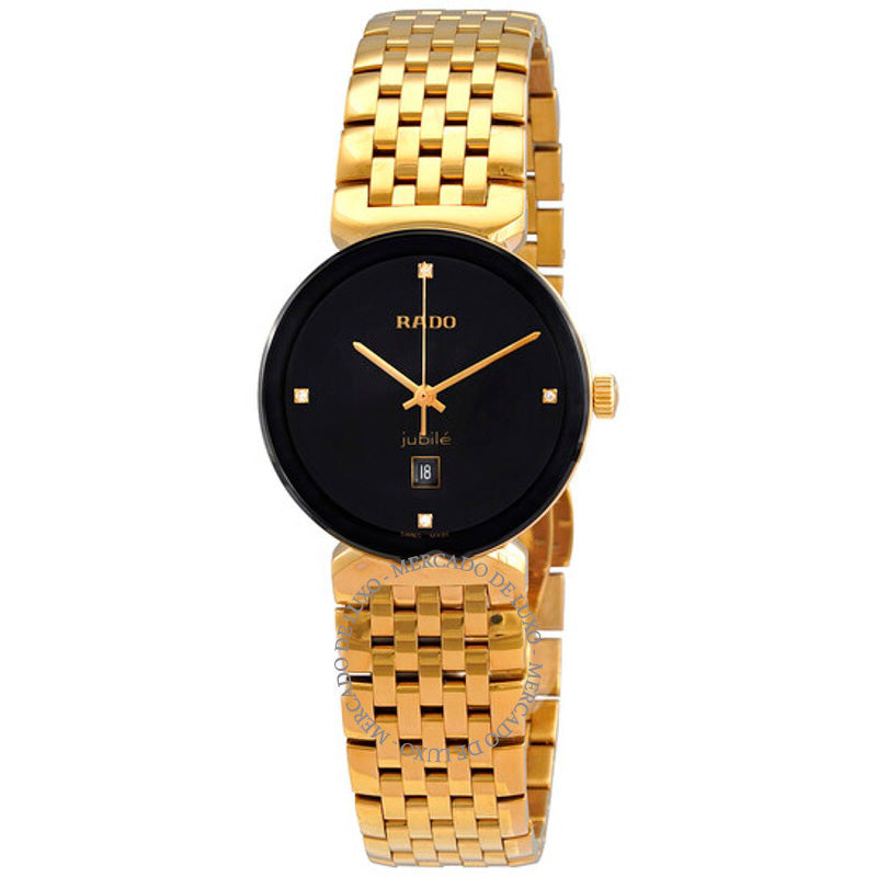 Relógio Mostrador preto com diamantes de quartzo Florence 30 mm - Mercado de Luxo - O Maior E-Commerce de Bens, Produtos e Serviços de Luxo do Brasil.