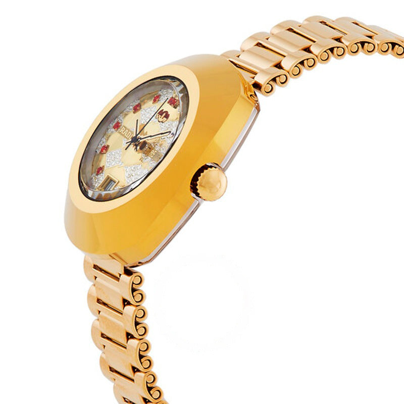 Relógio Mostrador original automático com diamantes e champanhe 27 mm - Mercado de Luxo - O Maior E-Commerce de Bens, Produtos e Serviços de Luxo do Brasil.