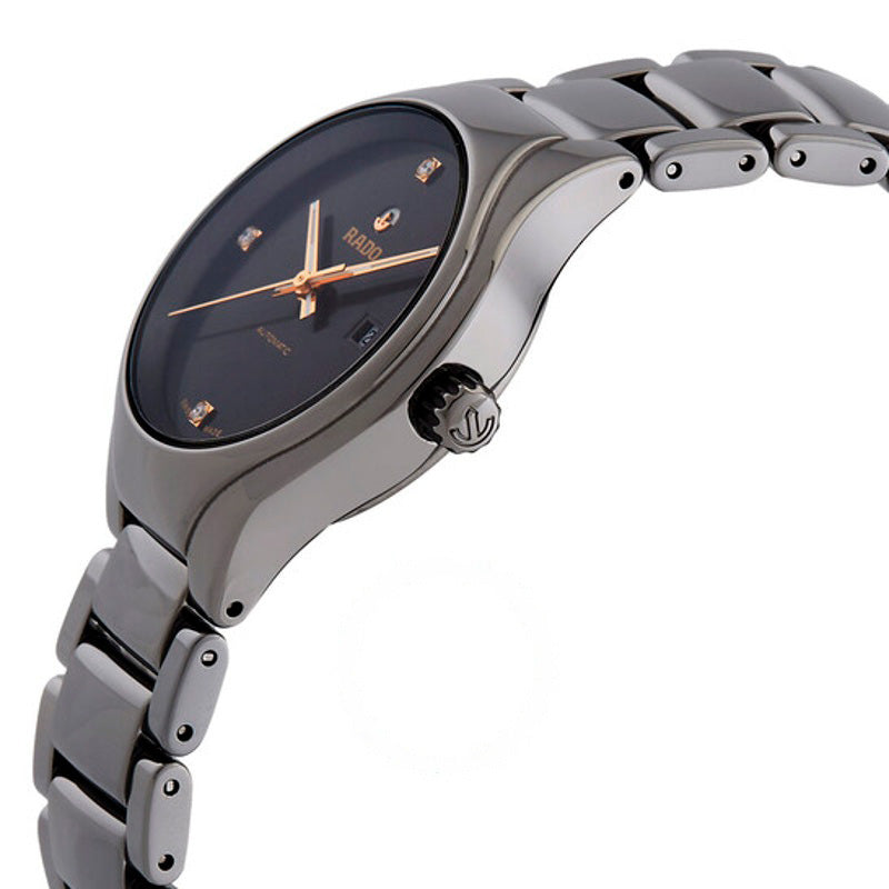 Relógio Mostrador cinza diamante automático verdadeiro 30 mm - Mercado de Luxo - O Maior E-Commerce de Bens, Produtos e Serviços de Luxo do Brasil.