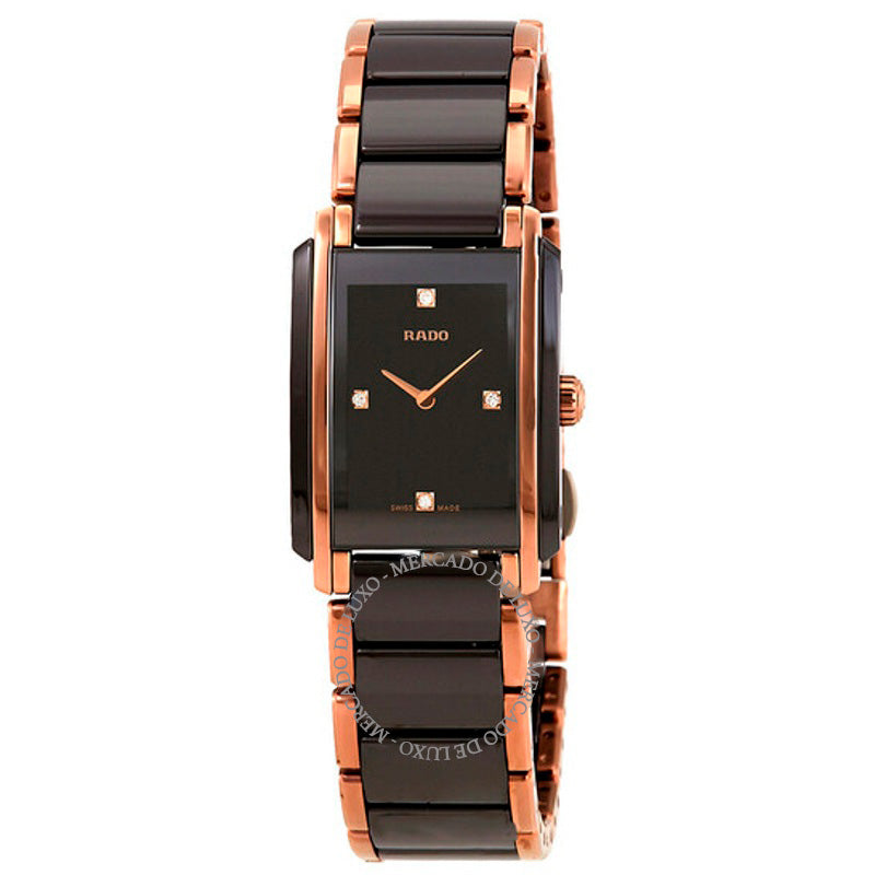 Relógio Mostrador integral de diamante preto  - Mercado de Luxo - O Maior E-Commerce de Bens, Produtos e Serviços de Luxo do Brasil.