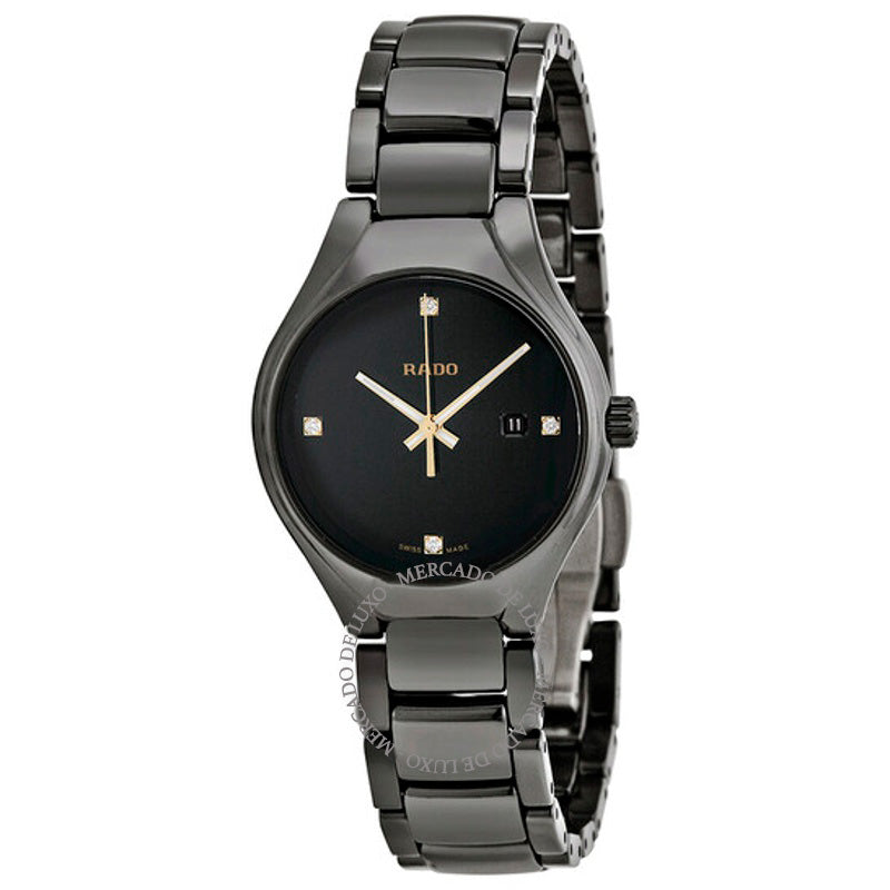 Relógio Mostrador preto verdadeiro Cerâmica preta 30 mm - Mercado de Luxo - O Maior E-Commerce de Bens, Produtos e Serviços de Luxo do Brasil.