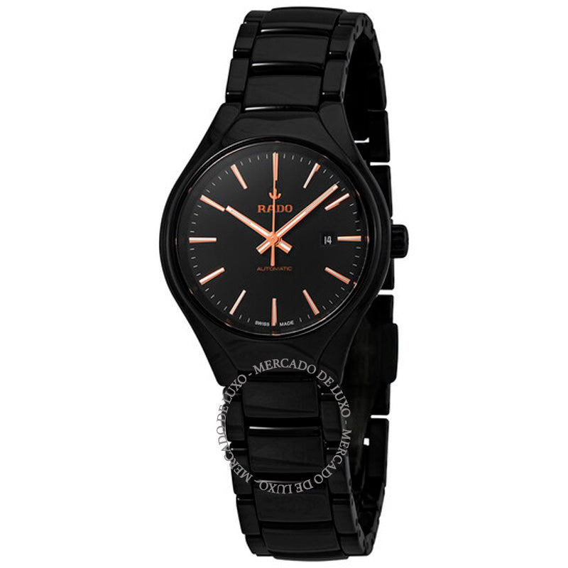 Relógio Mostrador preto automático verdadeiro 30 mm - Mercado de Luxo - O Maior E-Commerce de Bens, Produtos e Serviços de Luxo do Brasil.
