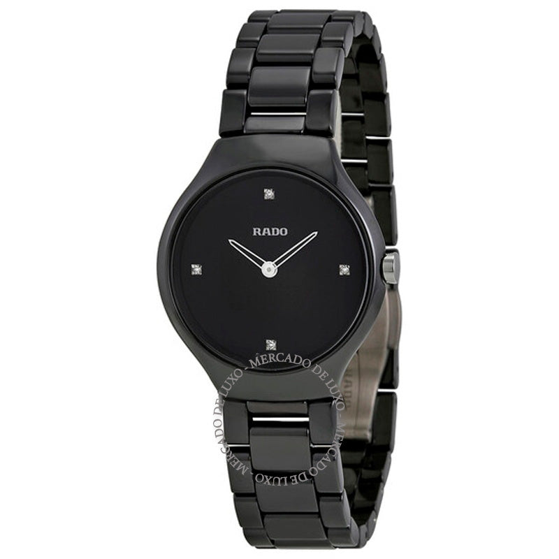 Relógio True Thinline Mostrador Preto Cerâmica Preta 30 mm - Mercado de Luxo - O Maior E-Commerce de Bens, Produtos e Serviços de Luxo do Brasil.
