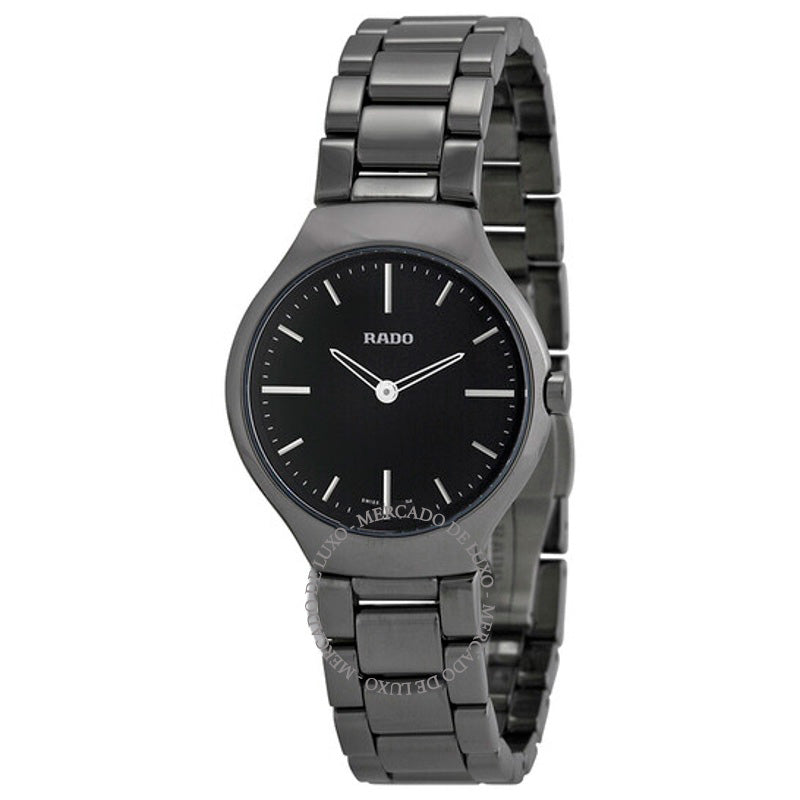 Relógio True Thinline Mostrador Preto Cerâmica Gunmetal 30 mm - Mercado de Luxo - O Maior E-Commerce de Bens, Produtos e Serviços de Luxo do Brasil.