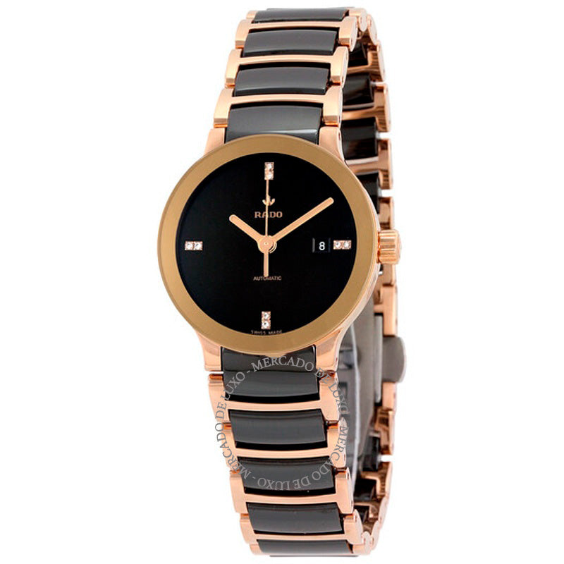 Relógio Centrix S Automático Mostrador Marrom Diamante 28 mm - Mercado de Luxo - O Maior E-Commerce de Bens, Produtos e Serviços de Luxo do Brasil.
