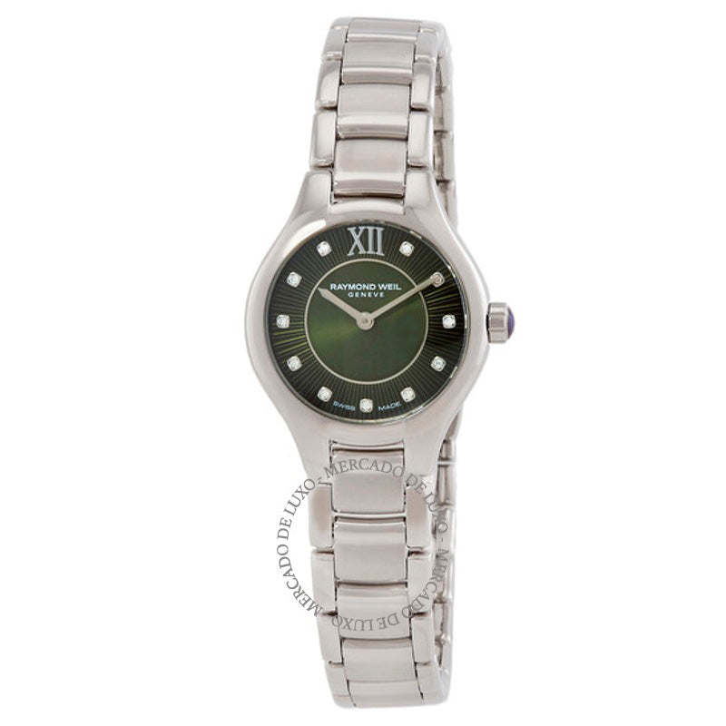 Relógio Noemia Quartzo Diamante Mostrador Verde 24 mm - Mercado de Luxo - O Maior E-Commerce de Bens, Produtos e Serviços de Luxo do Brasil.
