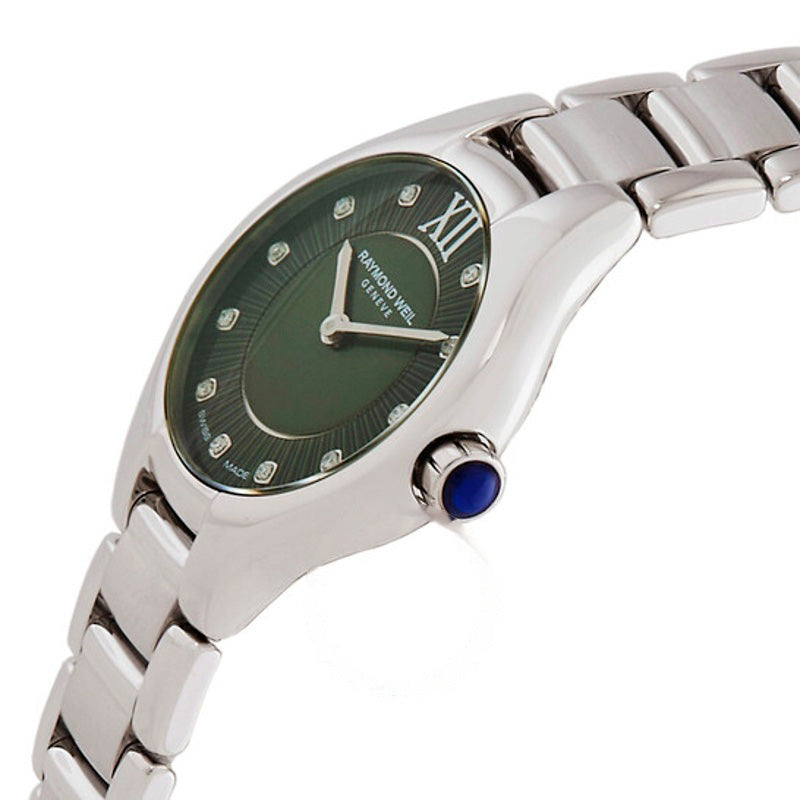 Relógio Noemia Quartzo Diamante Mostrador Verde 24 mm - Mercado de Luxo - O Maior E-Commerce de Bens, Produtos e Serviços de Luxo do Brasil.