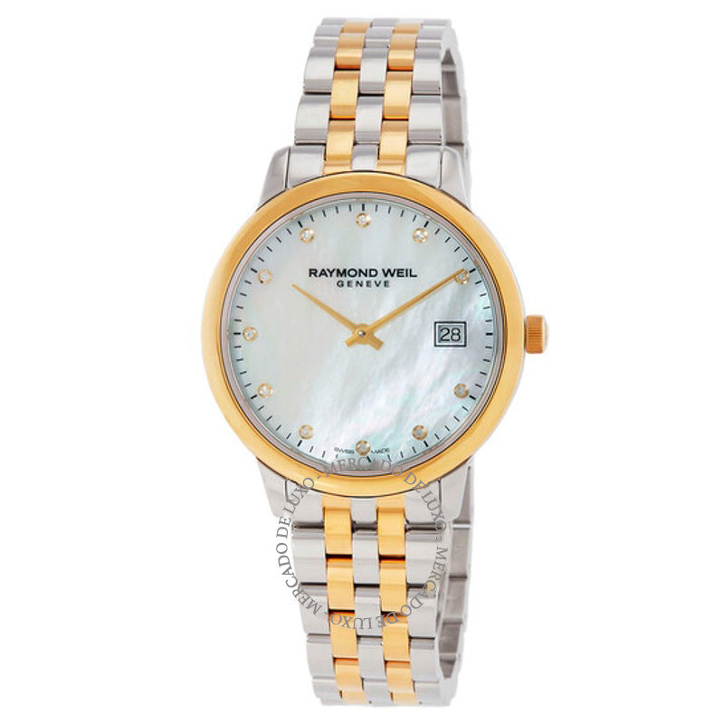 Relógio Mostrador Toccata Quartz Diamond White Madrepérola 34 mm - Mercado de Luxo - O Maior E-Commerce de Bens, Produtos e Serviços de Luxo do Brasil.
