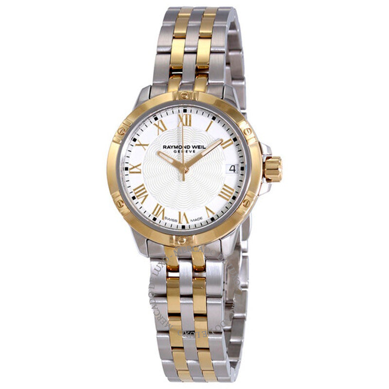 Relógio Tango Quartz Mostrador Branco Bicolor 30 mm - Mercado de Luxo - O Maior E-Commerce de Bens, Produtos e Serviços de Luxo do Brasil.