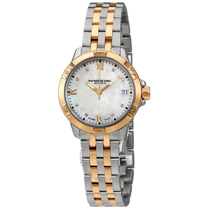 Relógio Tango Branco Madrepérola Mostrador Diamante 30 mm - Mercado de Luxo - O Maior E-Commerce de Bens, Produtos e Serviços de Luxo do Brasil.