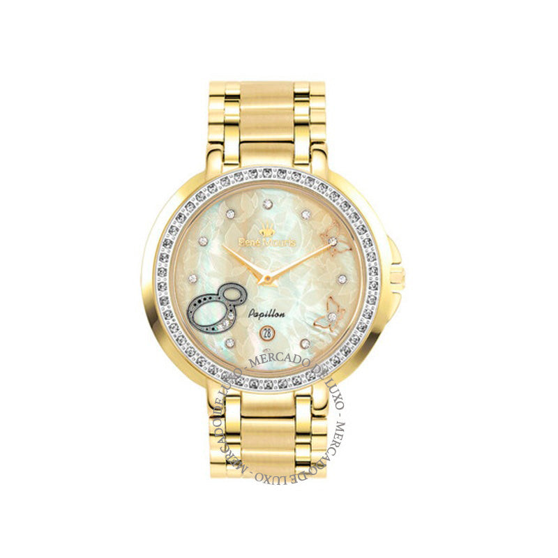 Relógio Mostrador Papillon Madrepérola 36 mm - Mercado de Luxo - O Maior E-Commerce de Bens, Produtos e Serviços de Luxo do Brasil.