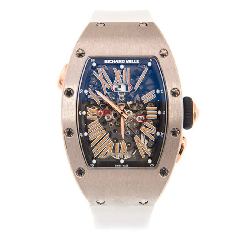 Relógio RM 037 Mostrador Automático Prateado RM037 34 mm - Mercado de Luxo - O Maior E-Commerce de Bens, Produtos e Serviços de Luxo do Brasil.