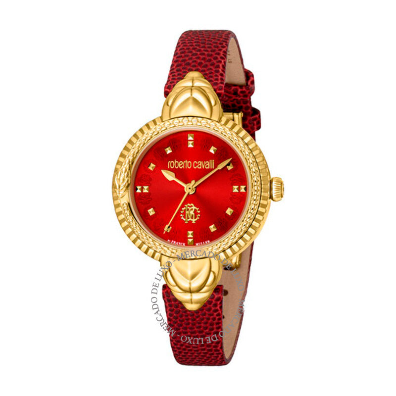 Relógio de moda Quartzo Mostrador vermelho 32 mm - Mercado de Luxo - O Maior E-Commerce de Bens, Produtos e Serviços de Luxo do Brasil.
