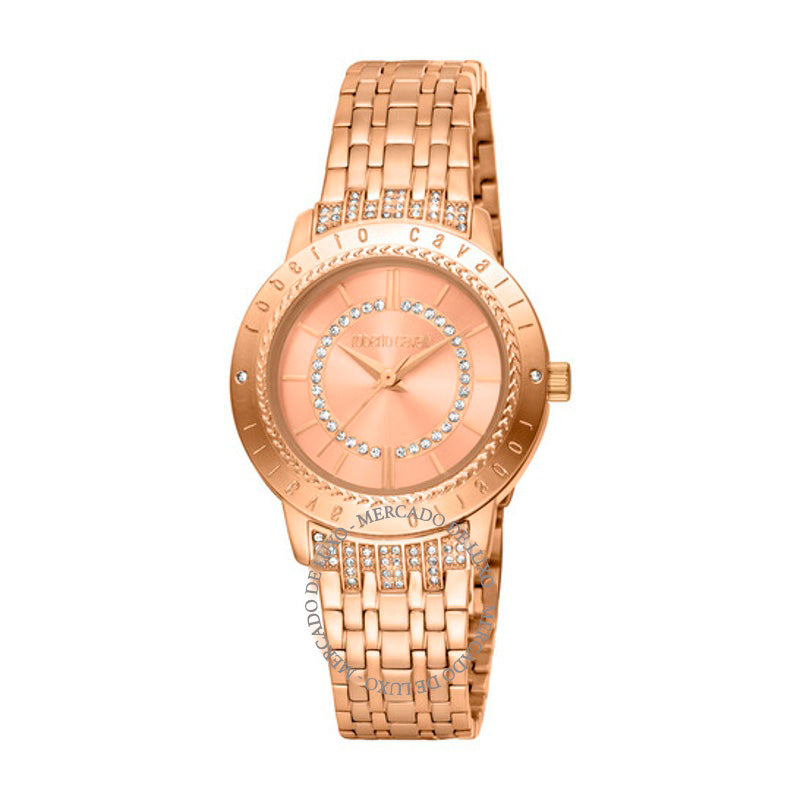 Relógio de quartzo com mostrador em ouro rosa 32 mm - Mercado de Luxo - O Maior E-Commerce de Bens, Produtos e Serviços de Luxo do Brasil.