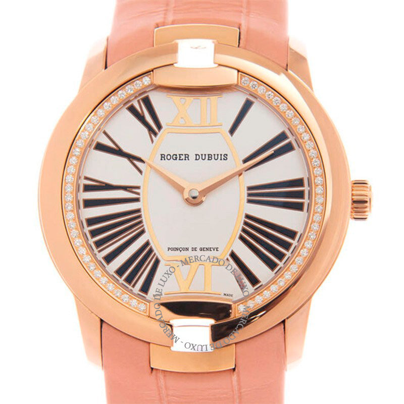 Relógio Veludo Automático Diamante Mostrador Branco 36 mm - Mercado de Luxo - O Maior E-Commerce de Bens, Produtos e Serviços de Luxo do Brasil.